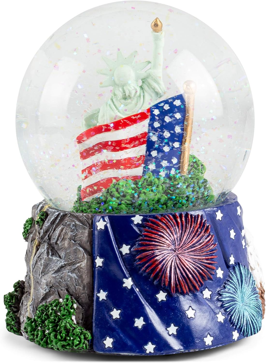 Elanze Designs American History Liberty Musical Snow Globe