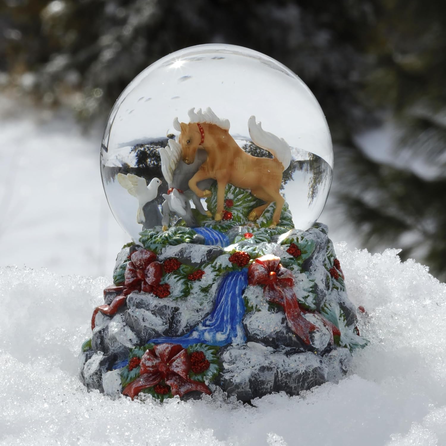 Breyer Horses 2024 Holiday Collection Musical Snow Globe