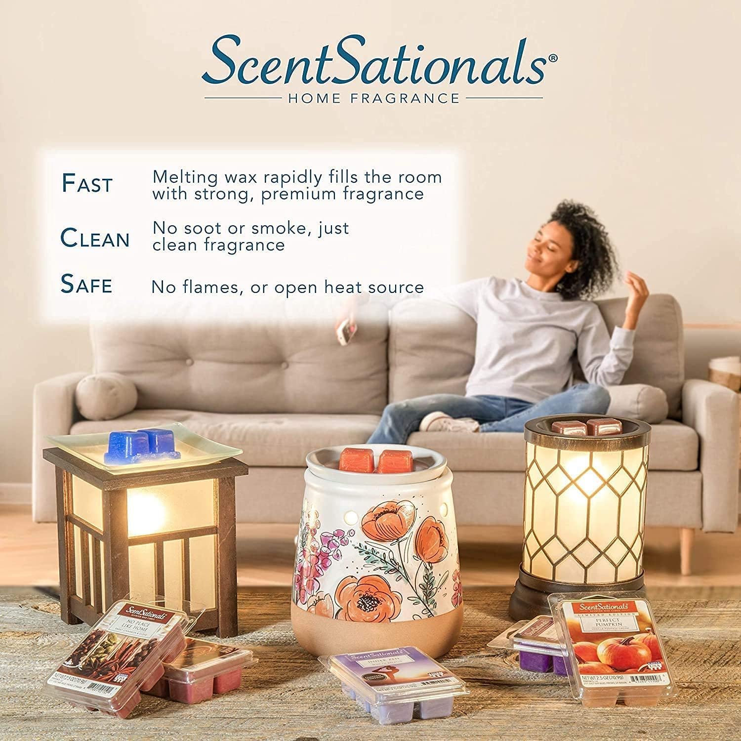 ScentSationals Home Sweet Home Wax Melts 4pk