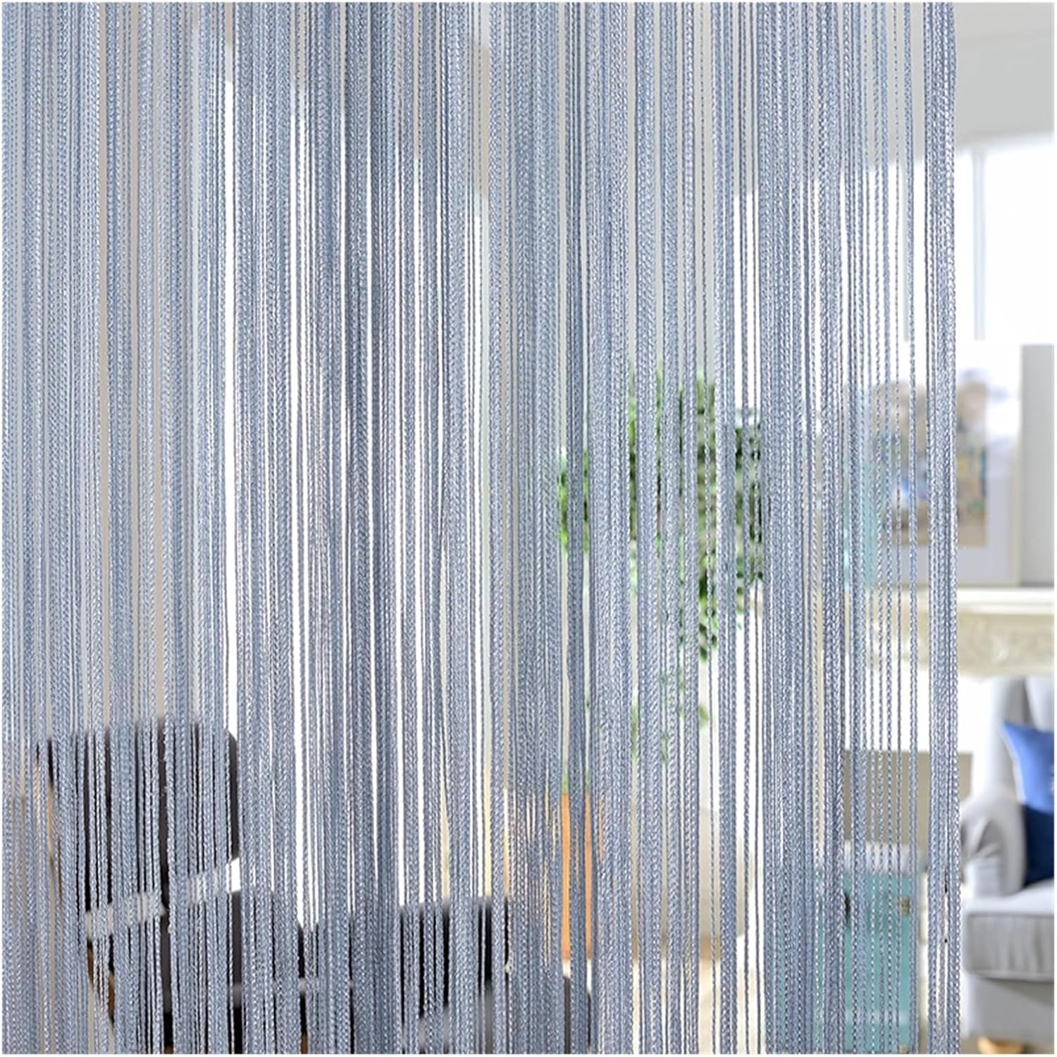 TYLPFH String Curtains 300x290cm Solid Color Panels
