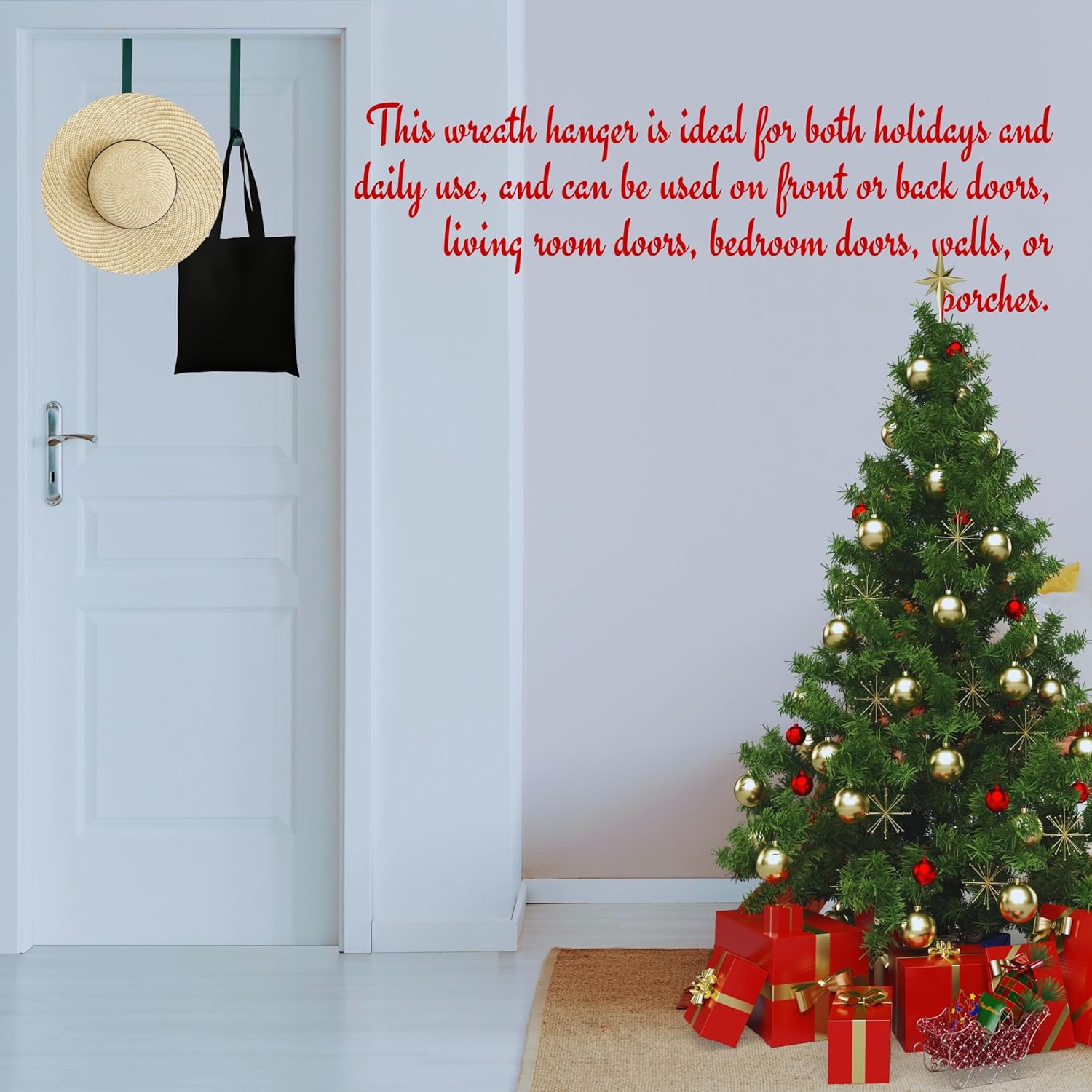 BOSS CLASS 2 Christmas Green Wreath Hangers