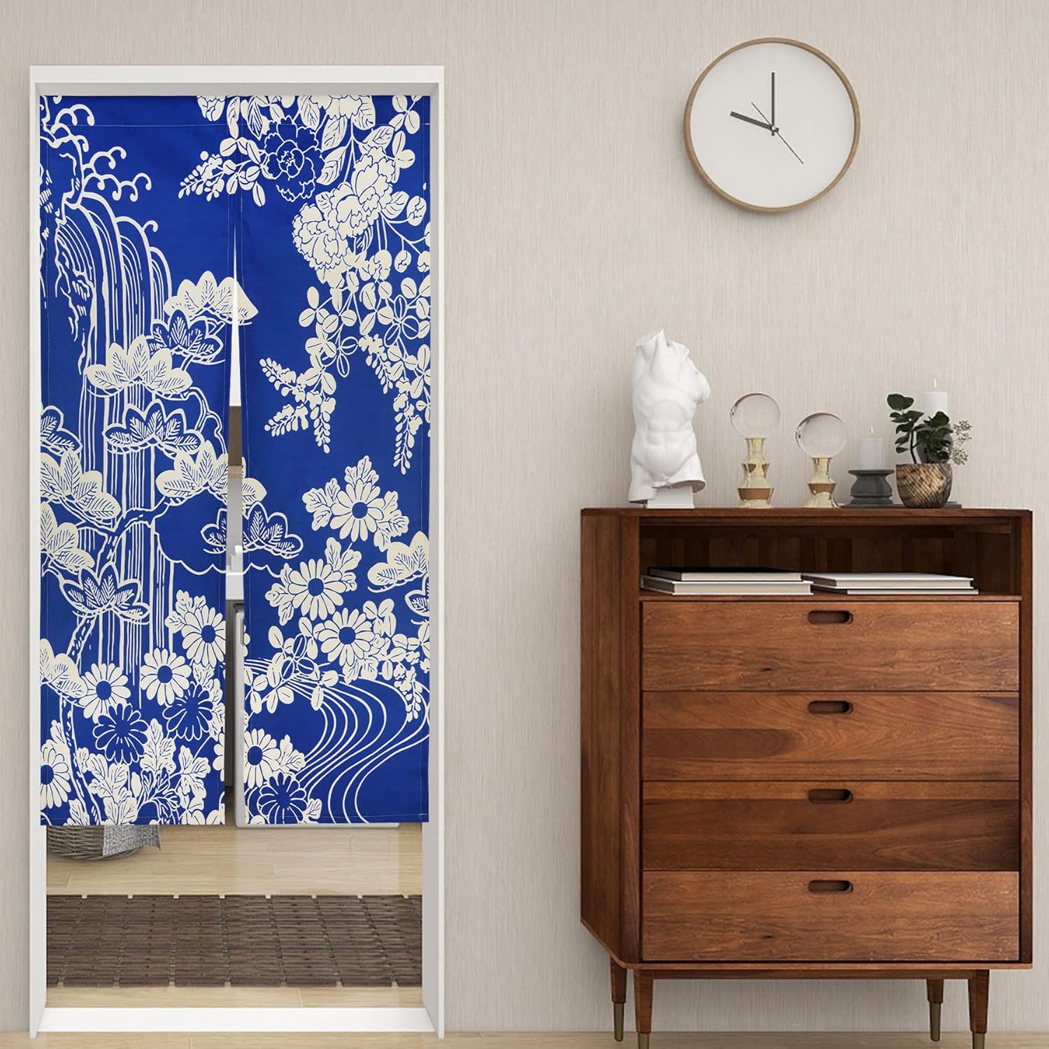 LIGICKY Japanese Style Noren Door Curtain Thick Long