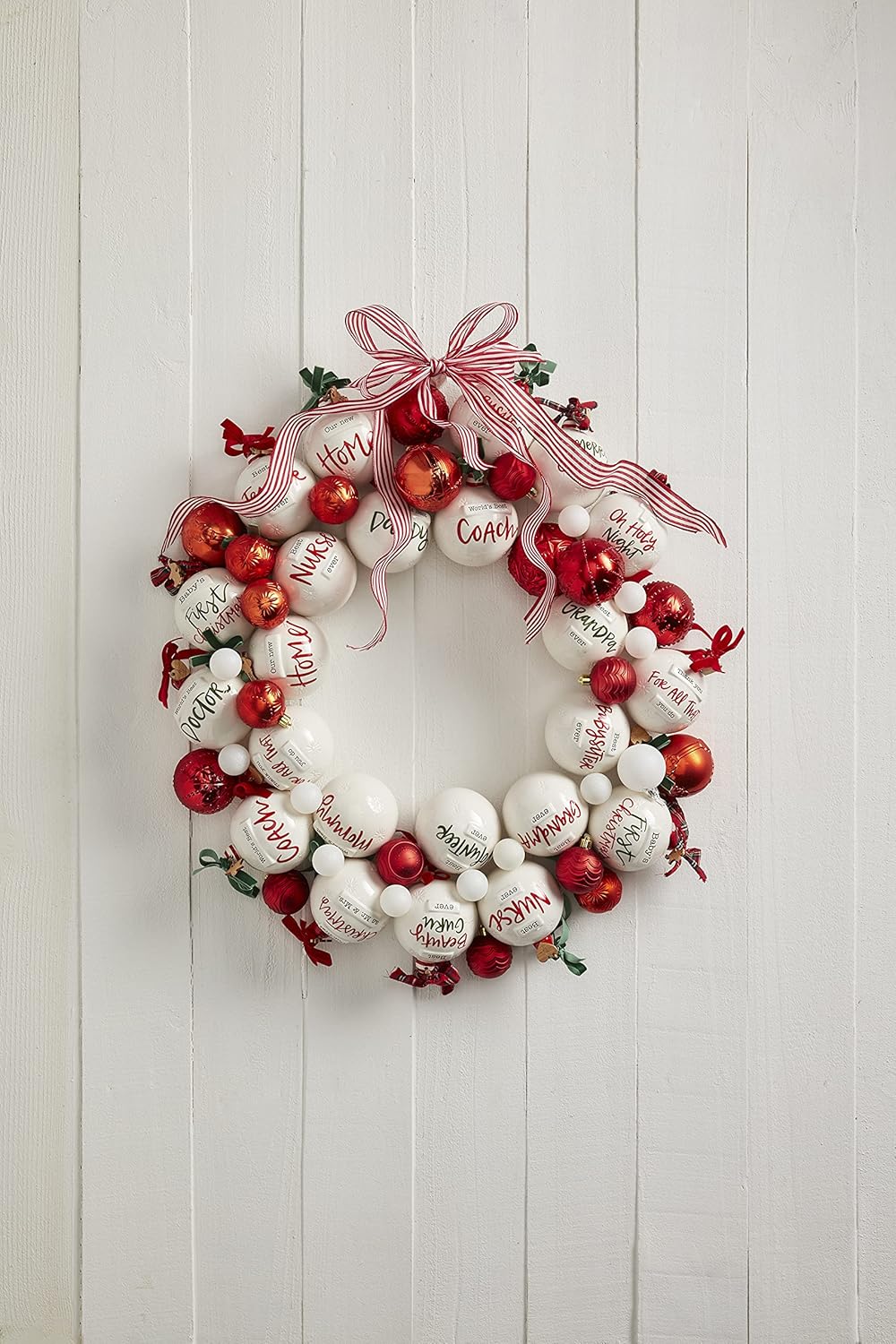 Mud Pie Ceramic Christmas Ball Ornament New Home