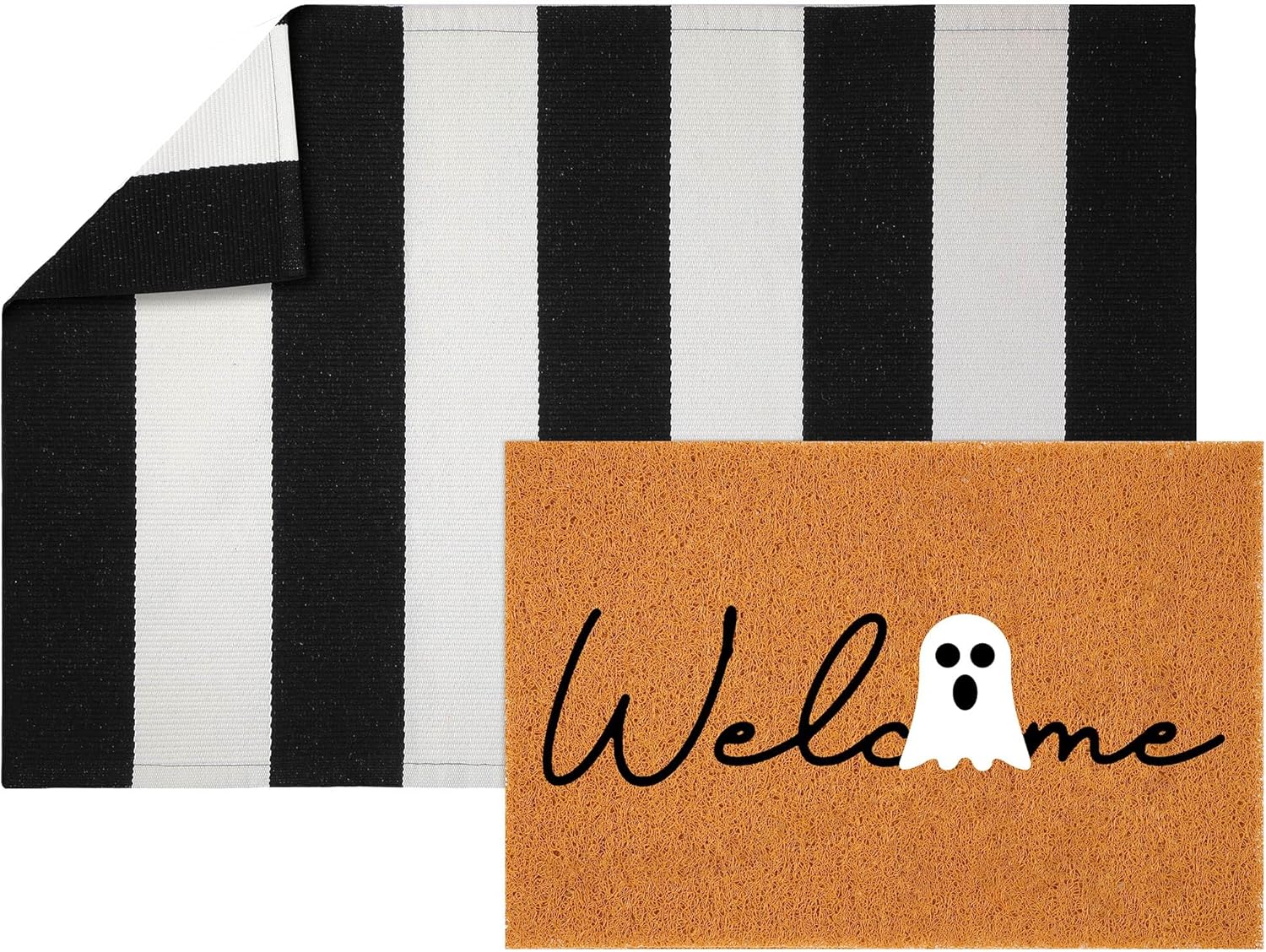 Maasechs Halloween Door Mat Set 2 Pcs