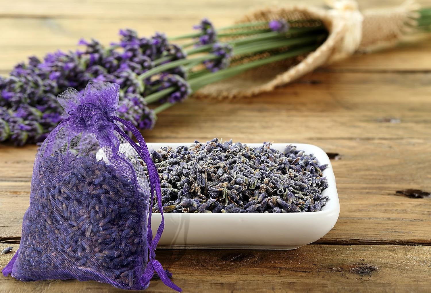 French Lavender Sachets Set of 36 Purple Home Fragrance
