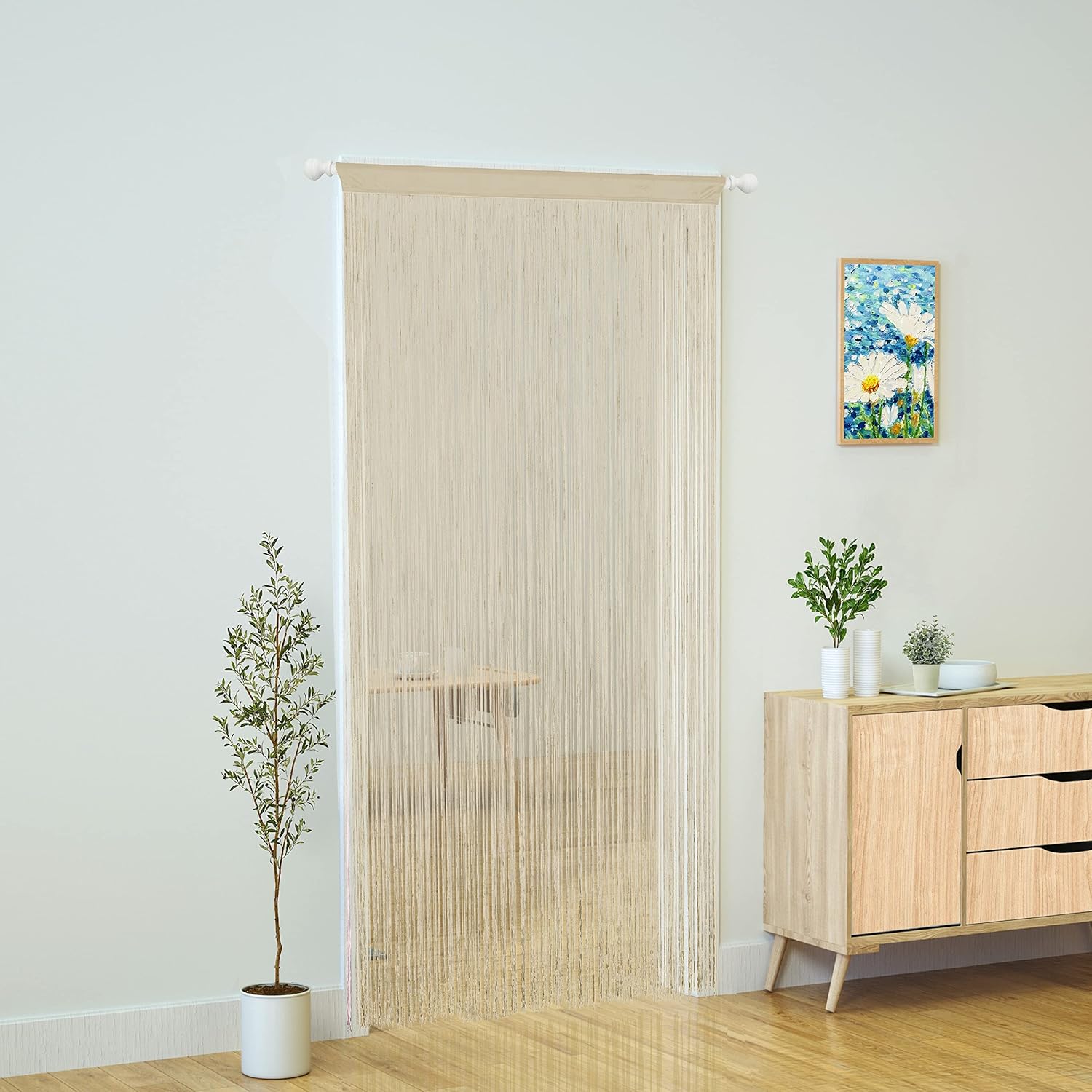 YaoYue Doorways String Curtain with Fringe Tassels