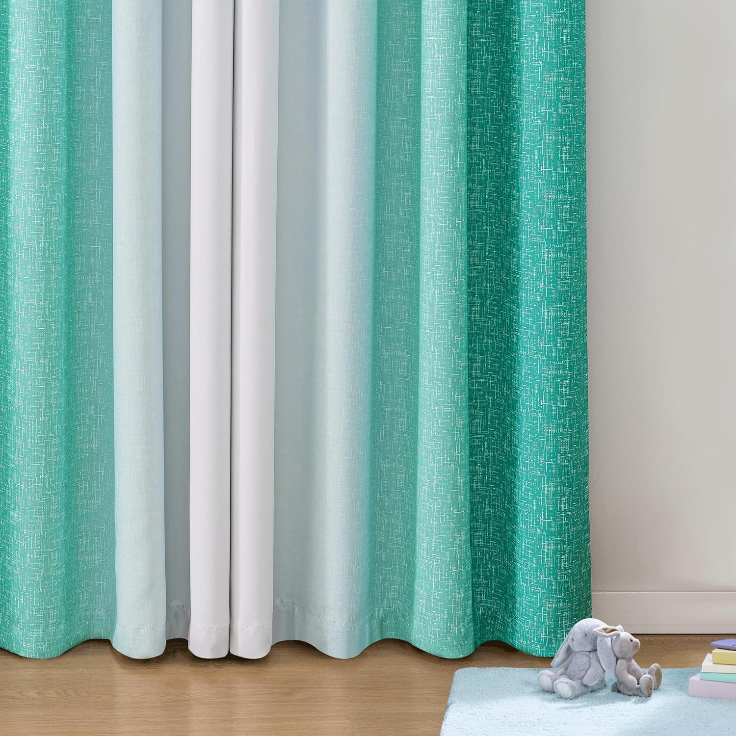 Geomoroccan Ombre Blackout Curtains 54 Inch 2 Panels
