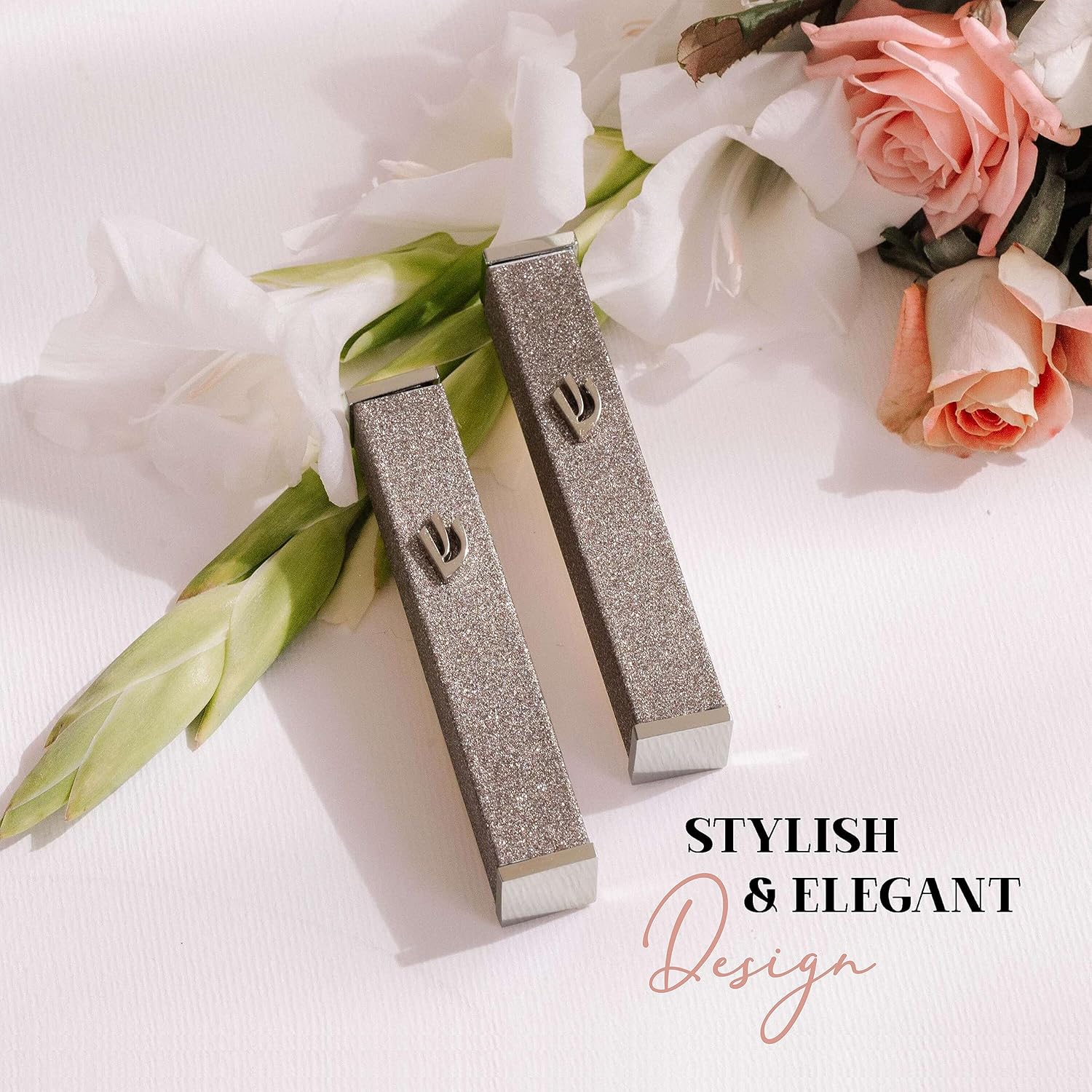 SURI Modern Mezuzah with Self-Stick Case