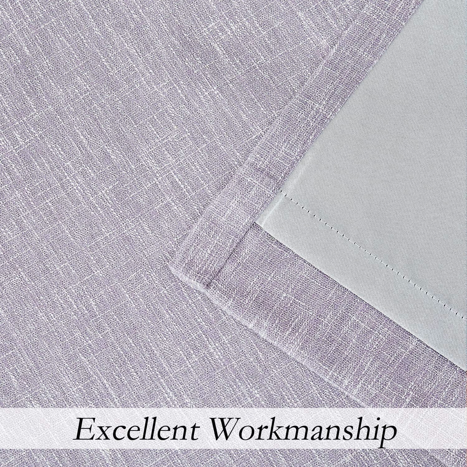 Central Park Lavender Blackout Curtain Panels 50x63 2 Panels