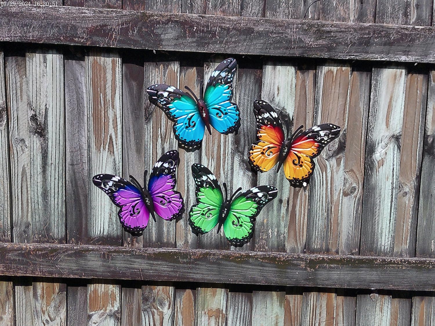 Sunny Barrel Decorative Butterfly Wall Art Set of 4