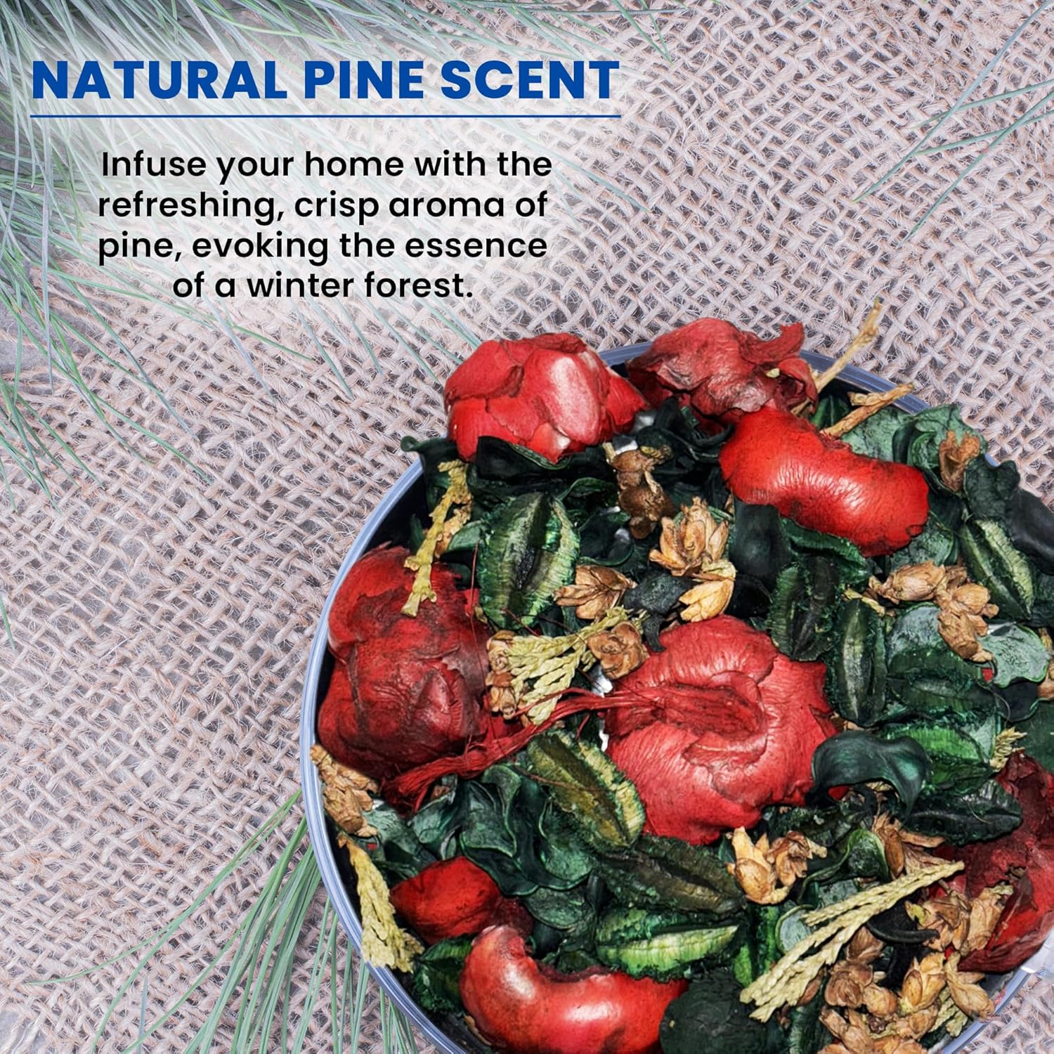 Winter Woods Potpourri Bag with Pine Scent